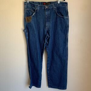 Riggs Workwear Durashield Denim Jeans Men's 36x28 Medium Blue Wash